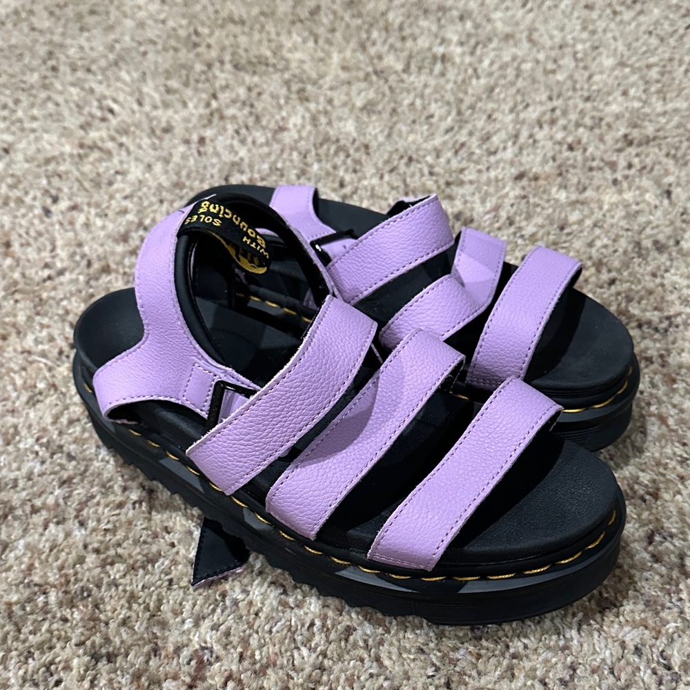 Dr. Martens Lilac Strap Sandals